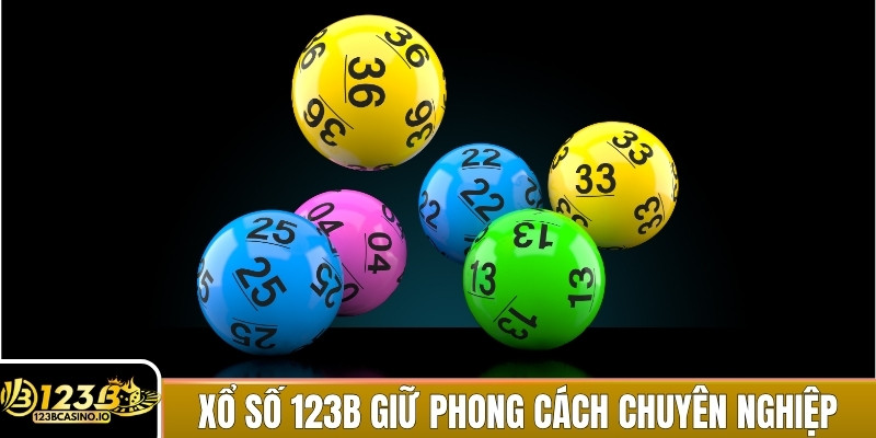 Xổ số 123B duy trì phong cách chuyên nghiệp trong từng chi tiết